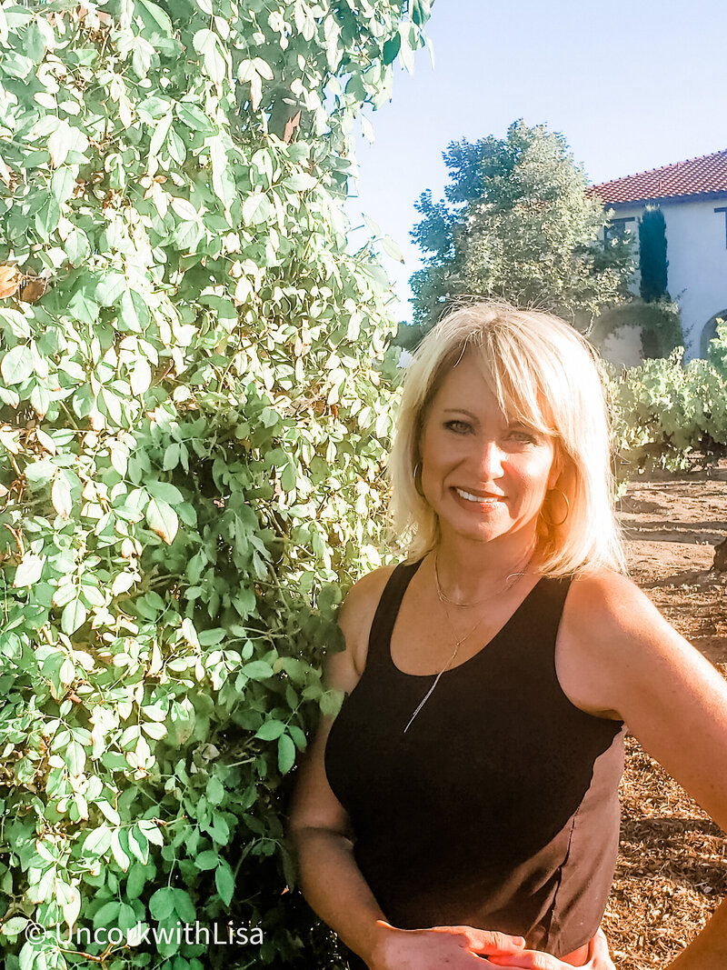 Pretty woman at winery