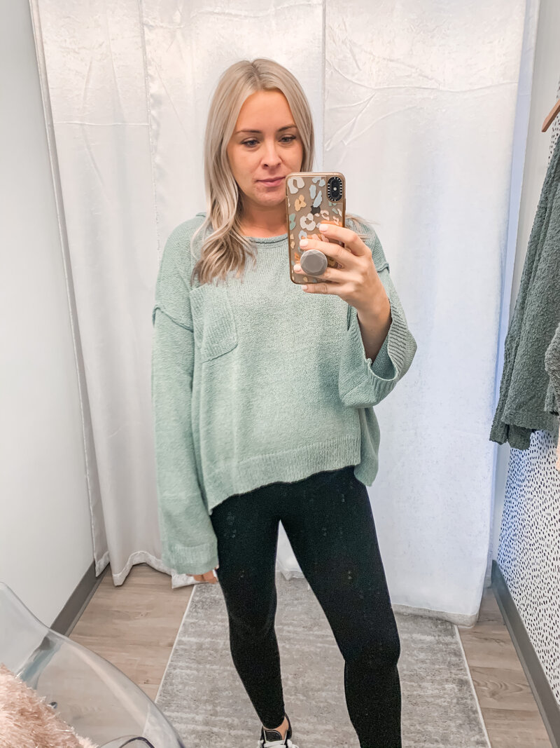 Adorn Lightweight Spring Sweater with pocket