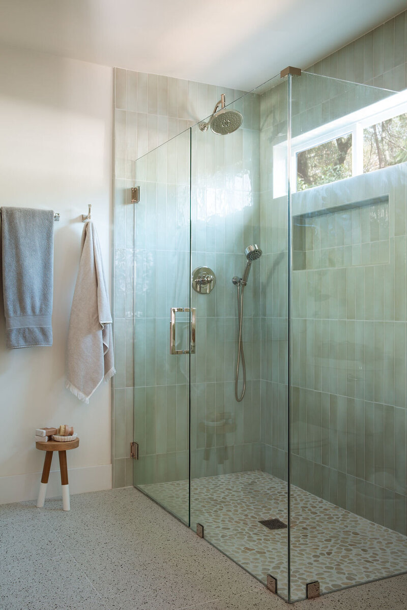 primary bathroom shower
