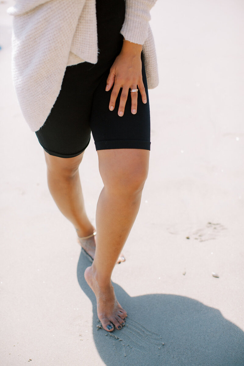 an image of a black woman on a website for motherhood coaching for moms of color in Matrescence