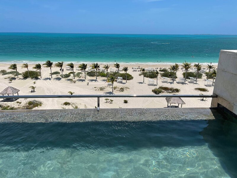 Majestic Elegance Costa Mujeres Elegance Club Plunge Pool Oceanfront Suite
