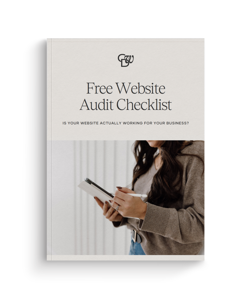 Mockup of Website Audit Checklist Guide