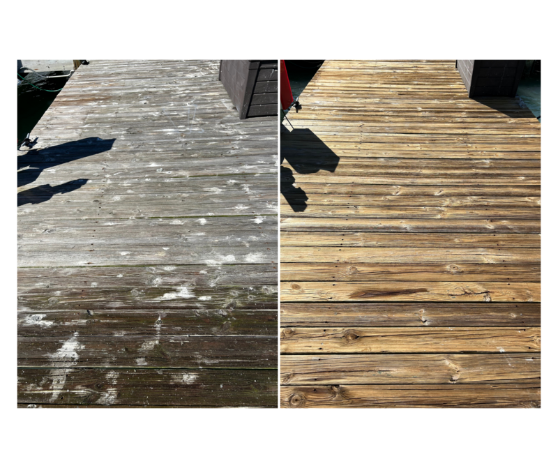 Boat Dock Before & After