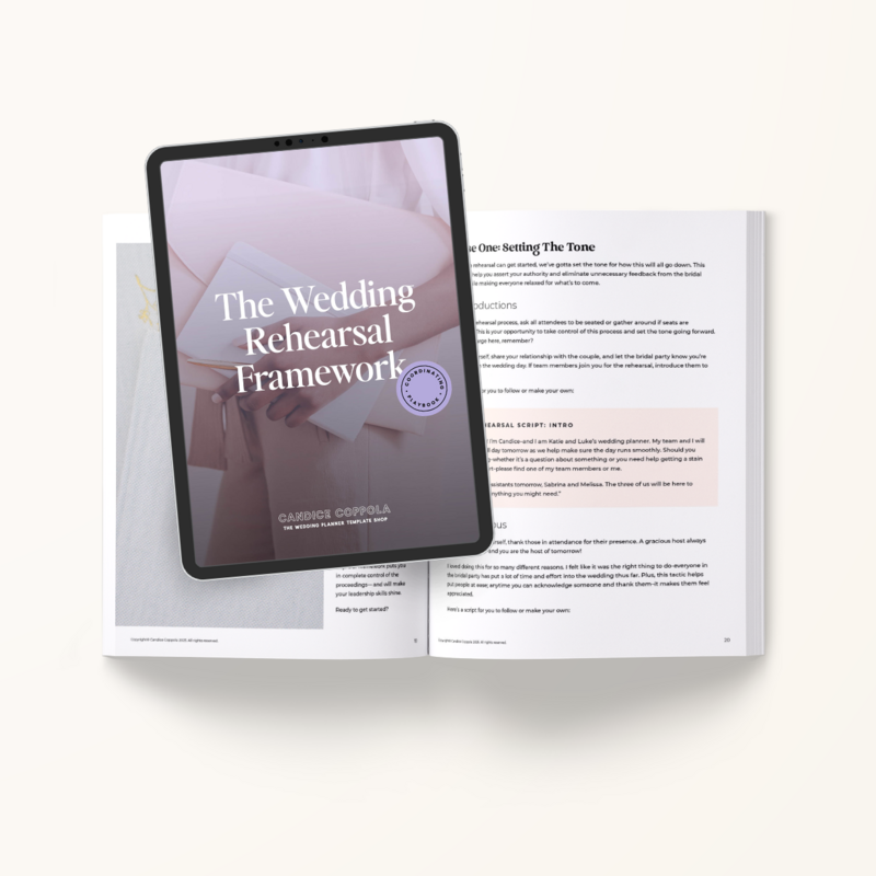 The Wedding Rehearsal Framework 4