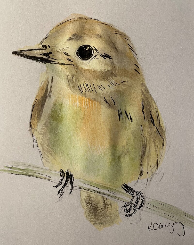KD Gregory Artist yellow bird