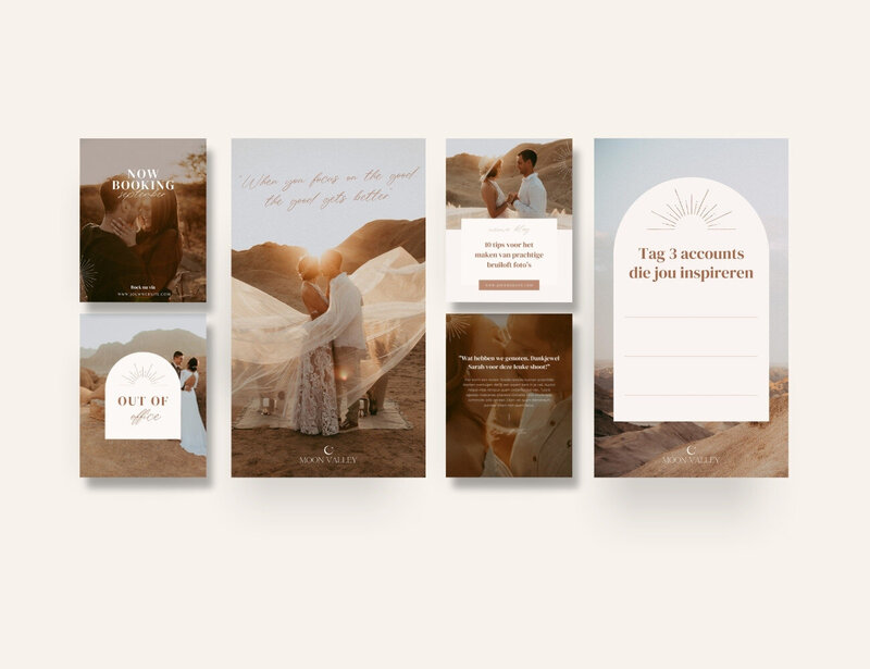 Boho Instagram templates