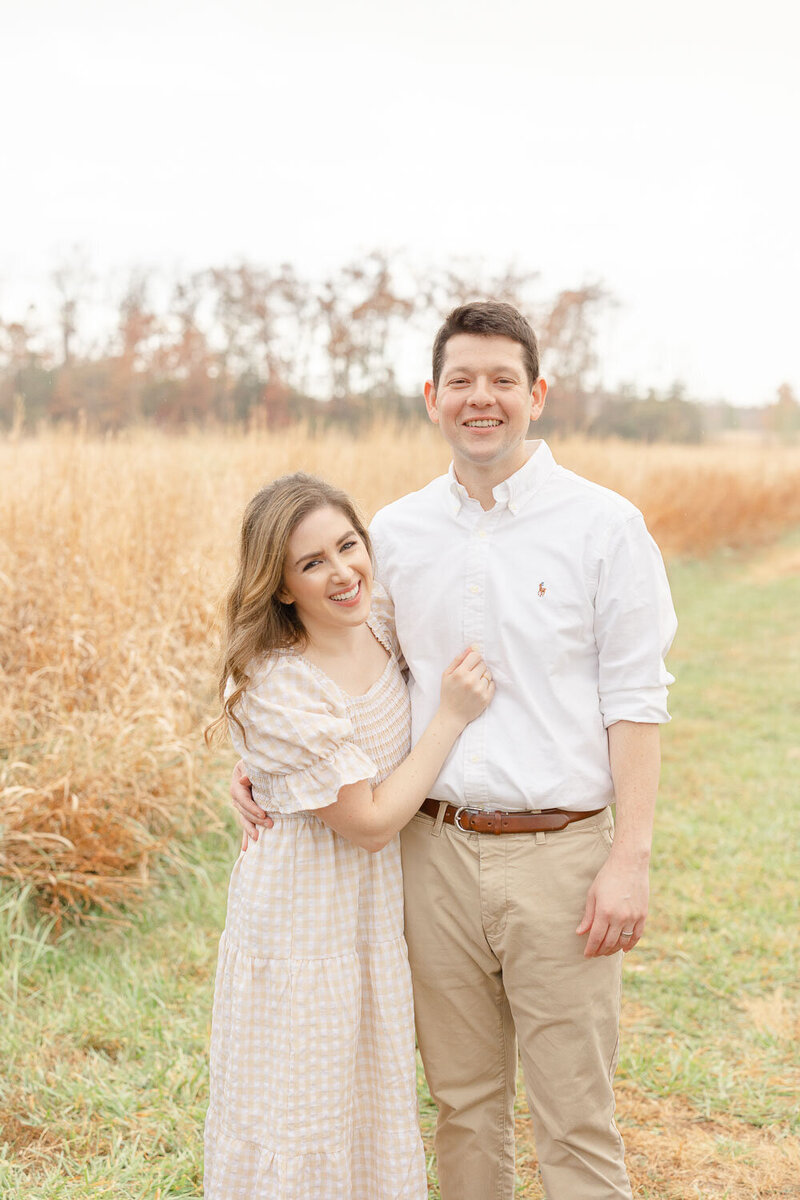 Mom & Dad smile for photos in Manassas, Virginia