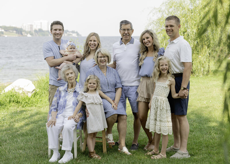Edgewater Beach, Cleveland OH, 3 generations of families