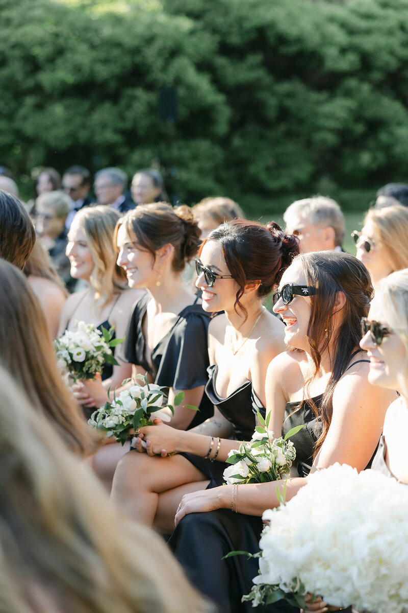 bridesmaids-long-black-dresses