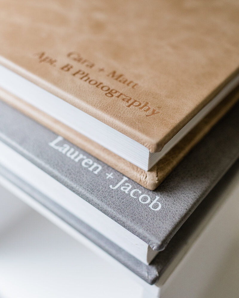 elopement wedding album