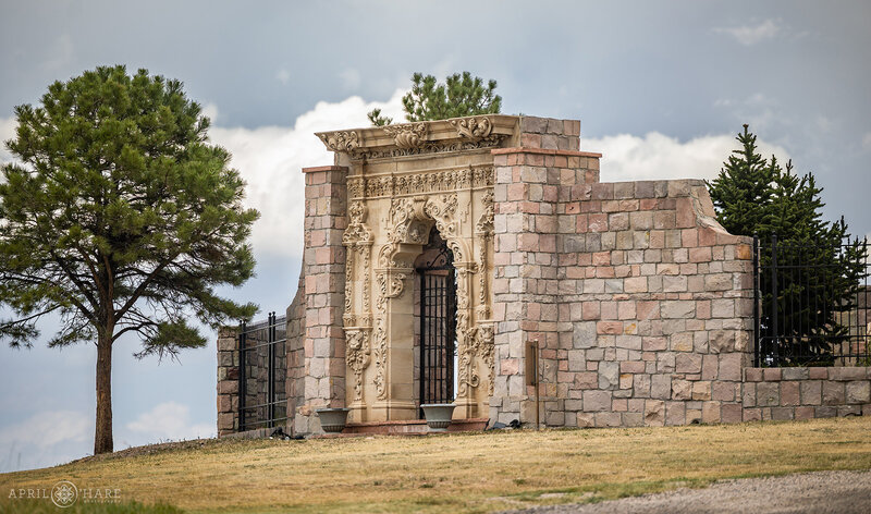 Pretty Gate at the Cherokee Ranch & Castle Wedding Venue Cemetery