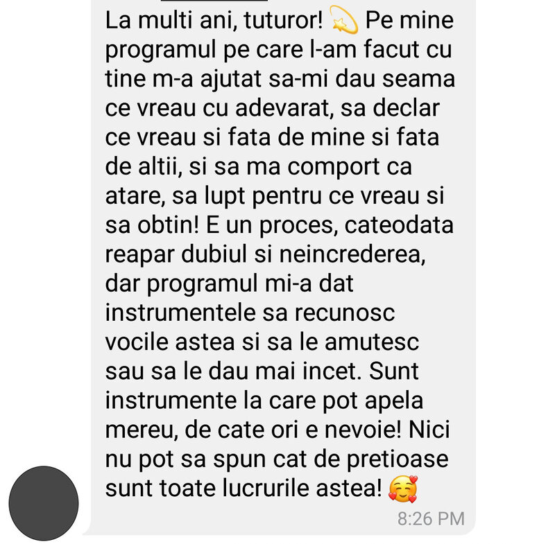 Testimonial Ilinca