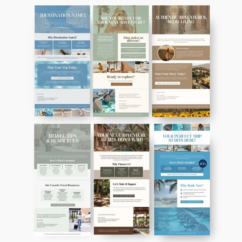 travel agent email templates3