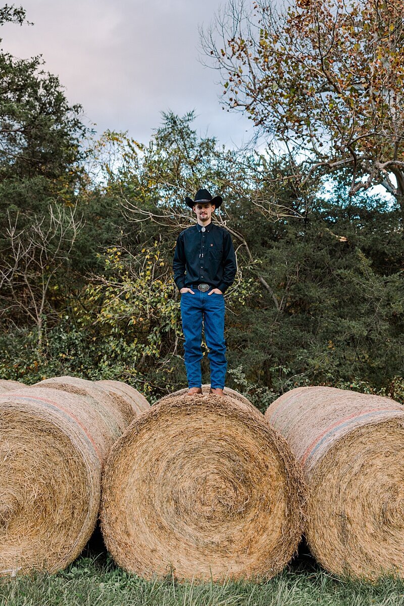 High school senior smiling during a golden hour photoshoot in Harrisonburg, VA