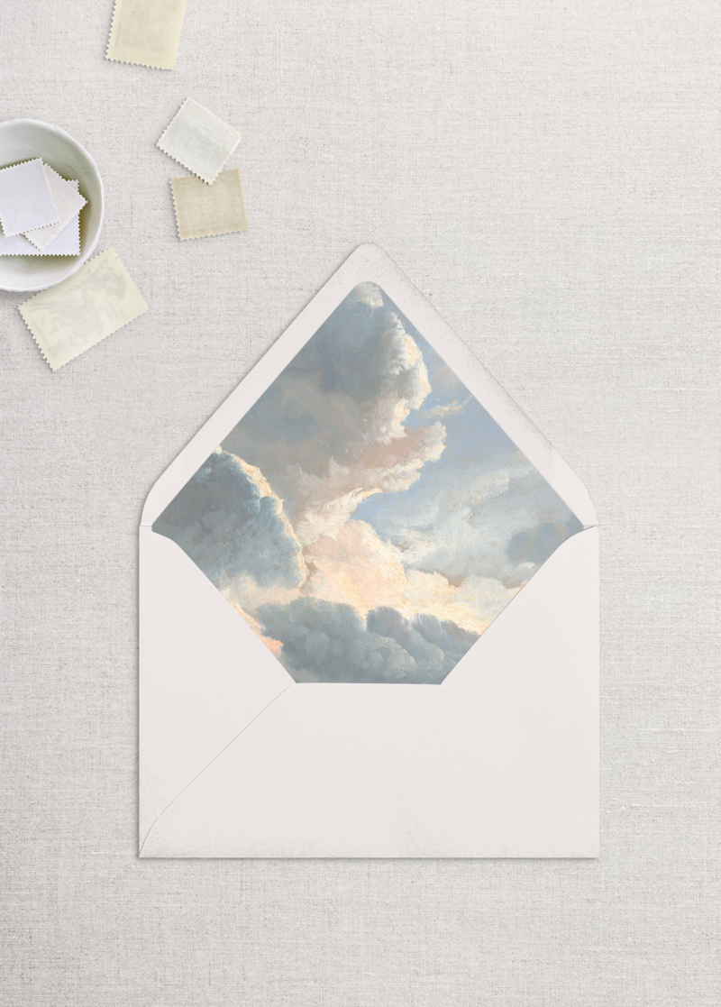 Envelope Liner - Clouds