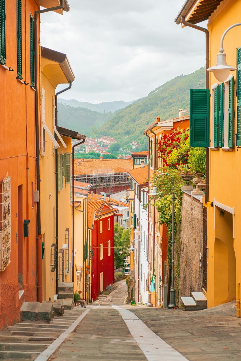 colorful town in latin america