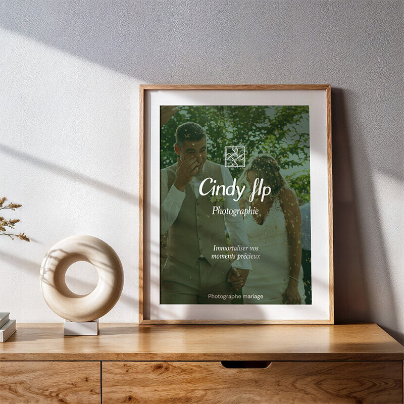 Identité visuelle Cindy FLP réalisé par Sagittae Design