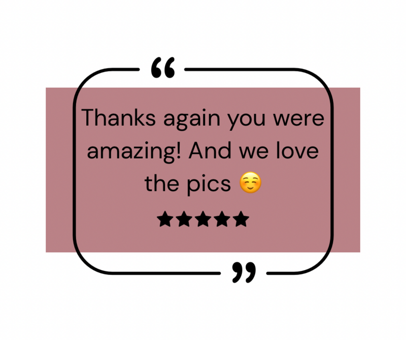 Petal & Pine Photography client review
