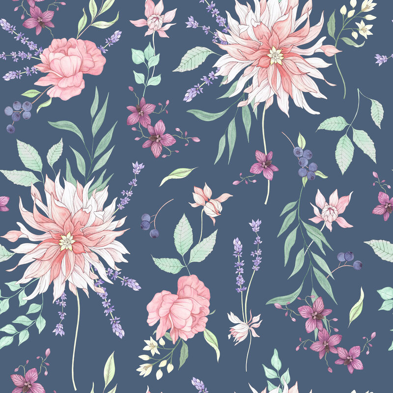 Dahlia Night Sky 50x50cm