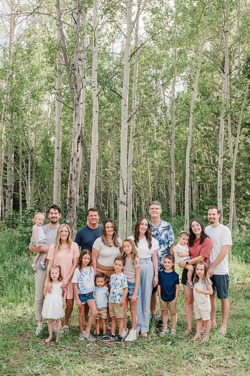 Bear Lake Extended Family Pictures