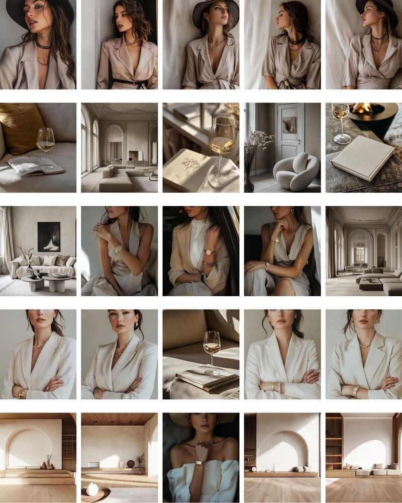 Sophisticated Style - Moodboard Page - SL Brand Studio