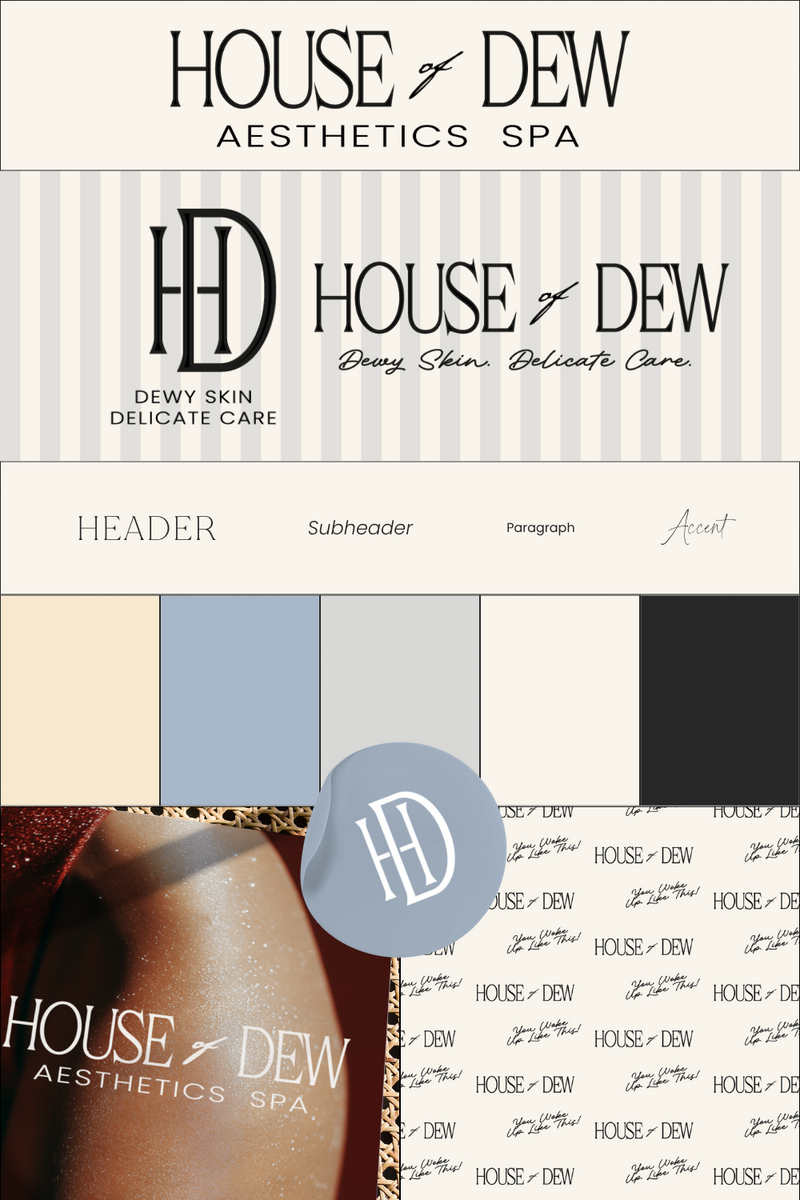 Stylish brand design suite designed for women entrepreneurs ready to launch quickly.