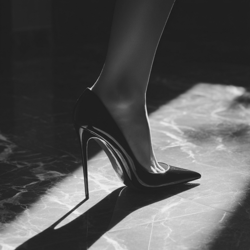Image of a stiletto shoe