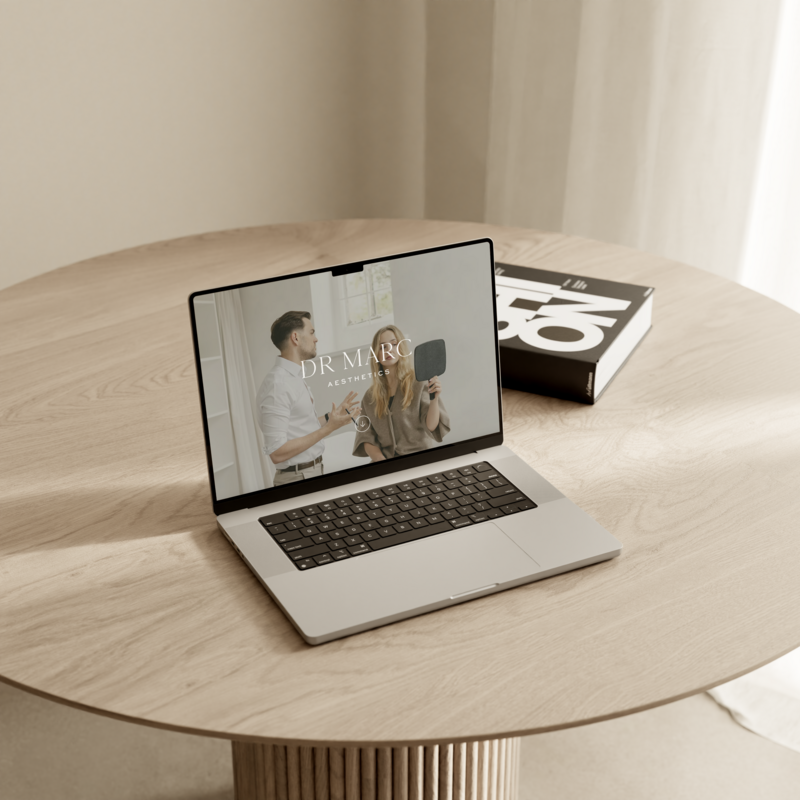 Aesthetics doctor website design