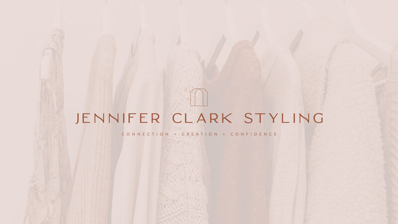 jennifer clark styling logo design