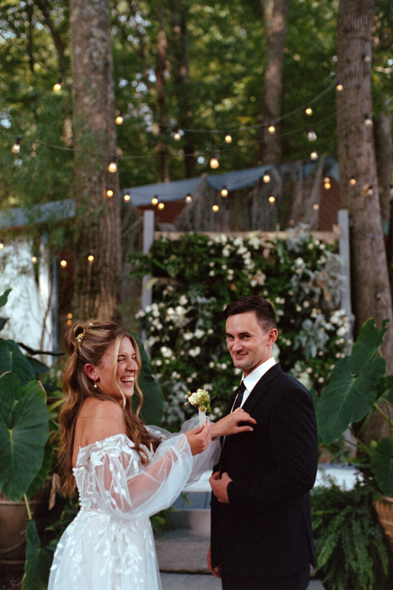beautiful wedding on film with a vintage feel