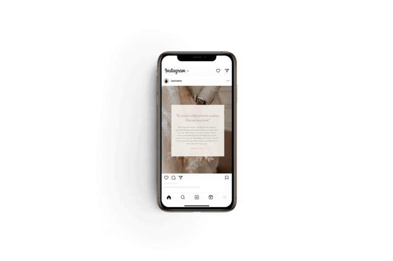 Luxe fotograaf Instagram post templates