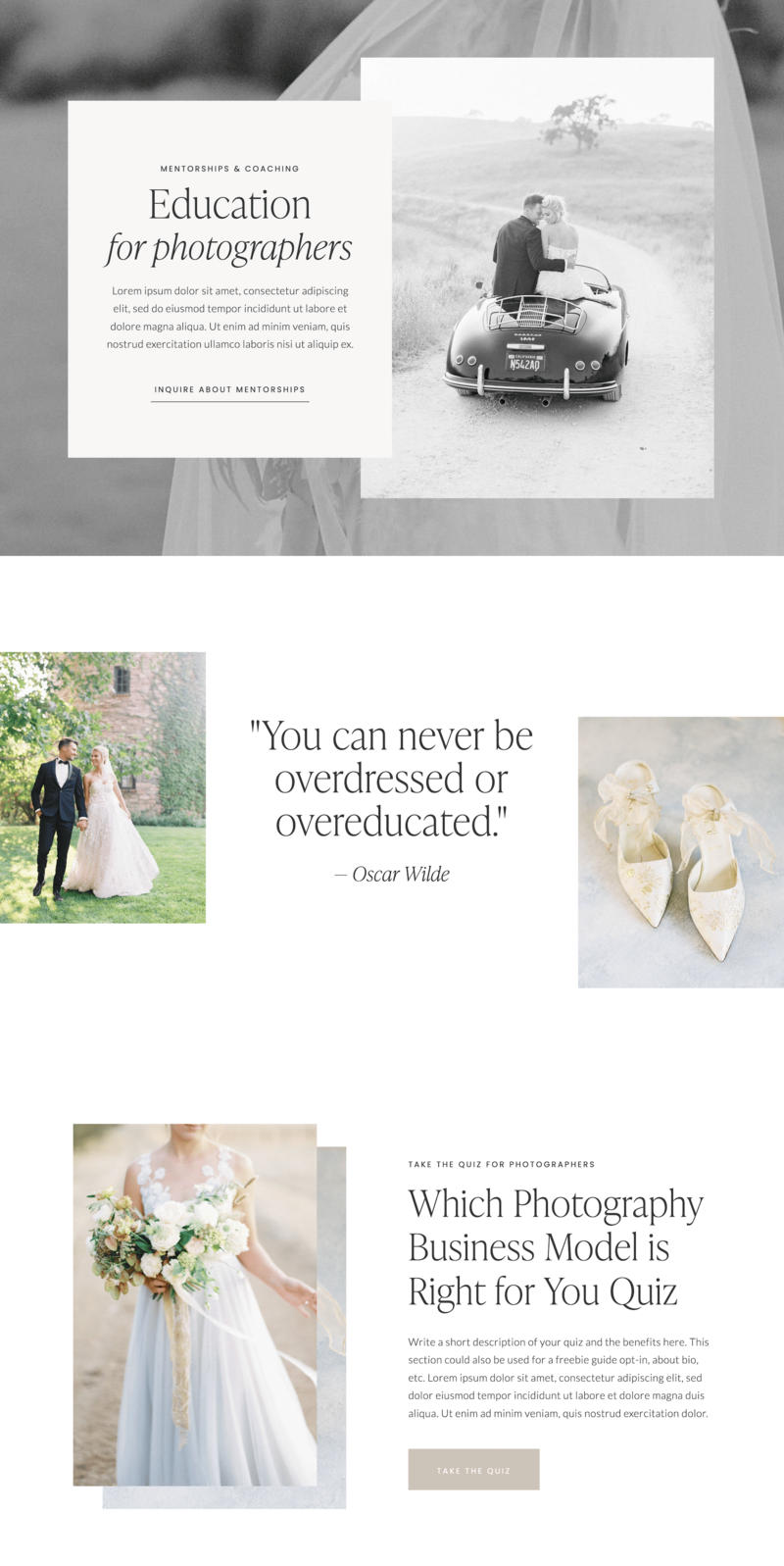 Showit Website Template