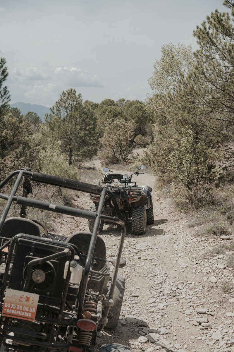 Activite de cross lors d'un elopement dans le sud de la france