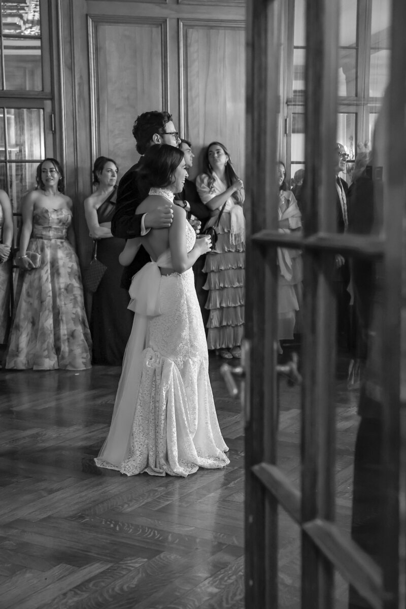 Wedding at the beautiful War memorial. Kai Davis Photography Detroit wedding wedding reception