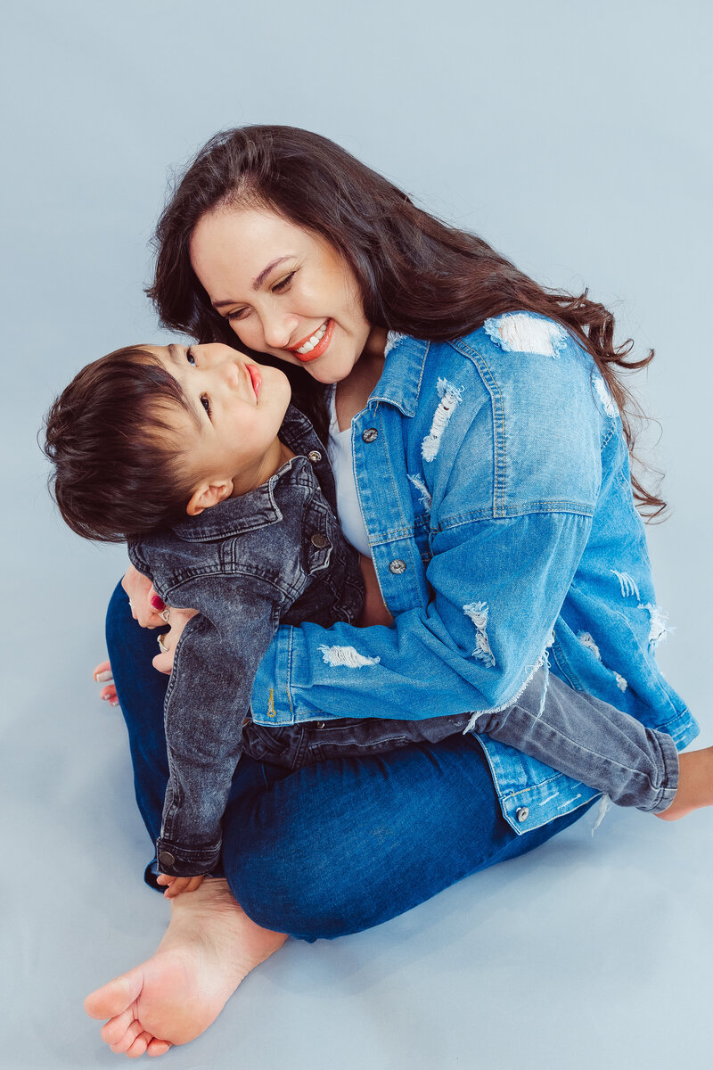 Mum and son Studio Photoshoot _ oh darling creative studio _ Queenstown Photographer9