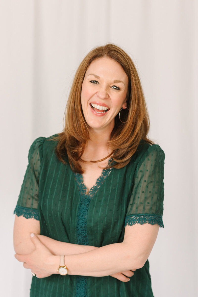 Lindsay with a big smile 