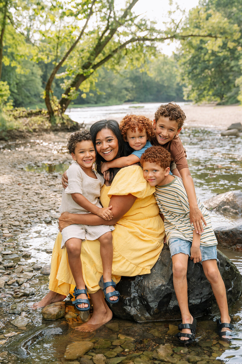 Between the exploring and roughhousing, the boys made time for bear hugs, handholds, and quick cuddles with Mom and Dad, showing just how much love runs through this family.
