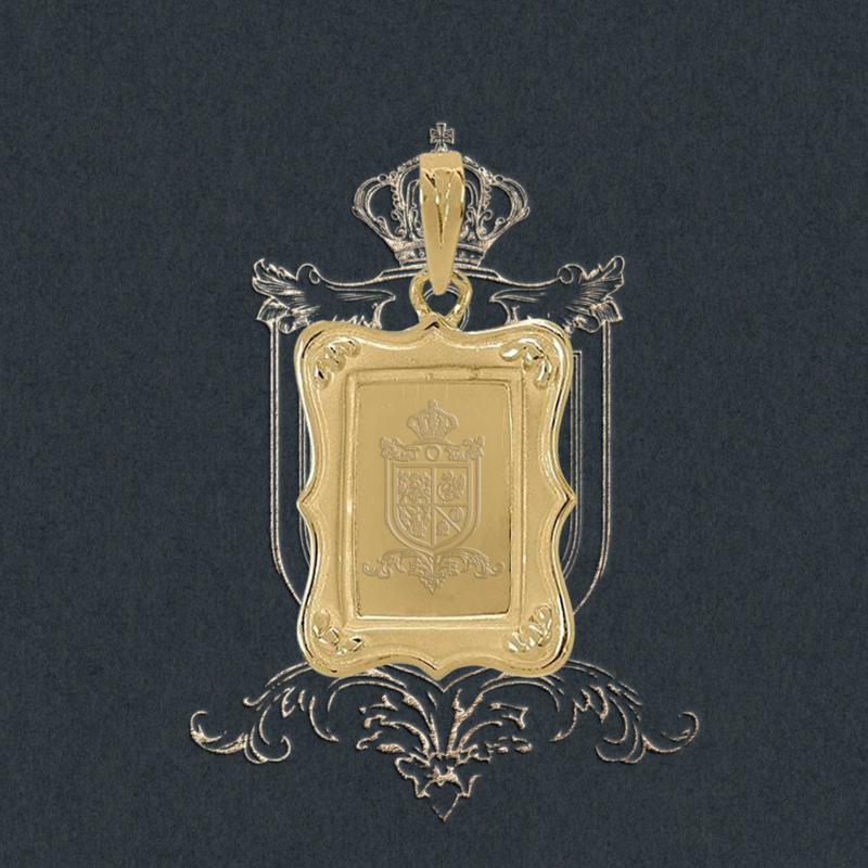 Wedding Logo Crest Design by Miriam Escudero Studio