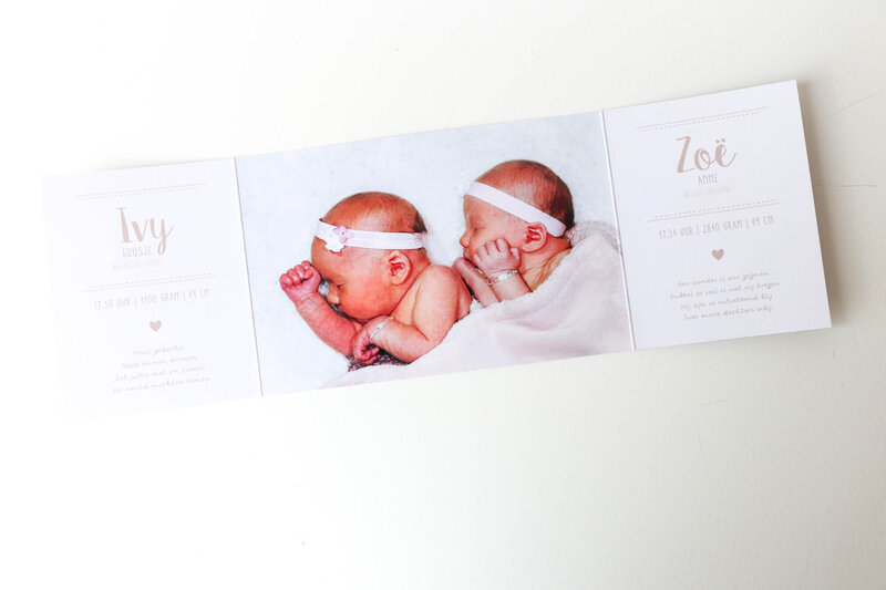 Tweelingmeisjes-tweeluik-geboortekaart-met-foto-ivy-zoë