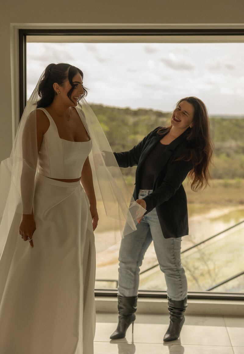 Dedicated Austin wedding planners creating a warm, welcoming atmosphere that fosters collaboration and fun, allowing everyone to fully enjoy their experience and create lasting memories.