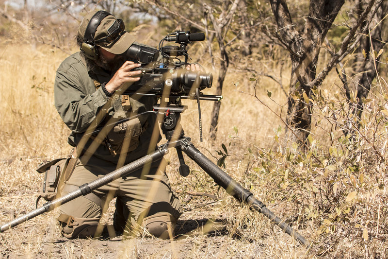 In the field with Raven 6 Studios filming poachers in Namibia with Omujeve Safaris