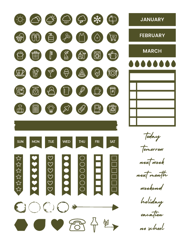 20 Five No 18 Digital Planner by Click 2 Plan-3