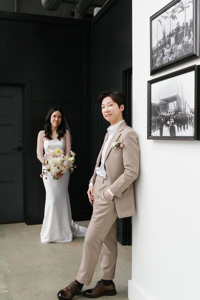 Bride Portrait at Wallace Venue in North Vancouver, BC