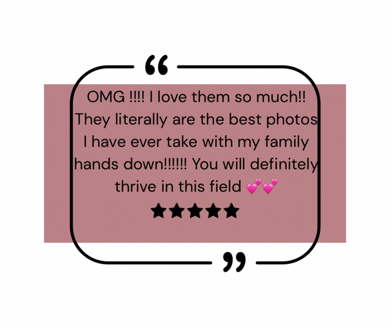 Petal & Pine Photography client review