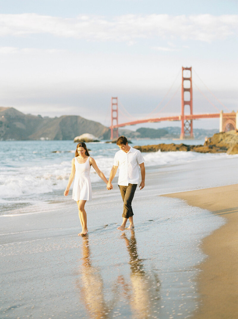 Sunny San Francisco engagement photos by Jessi Clare