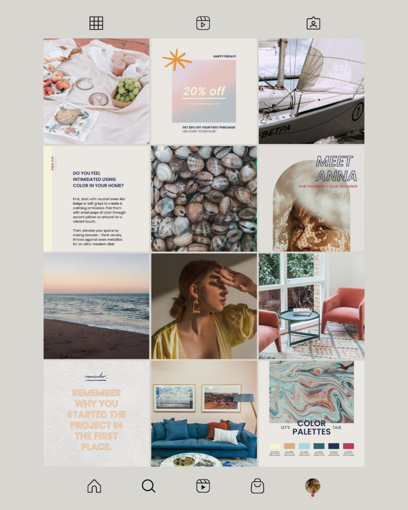 grid view