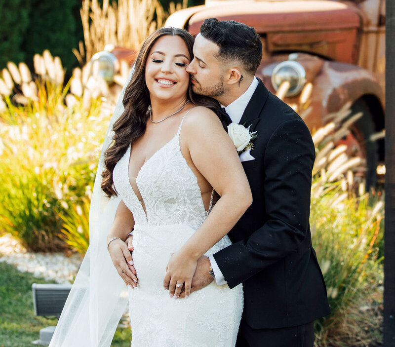 The Hamilton Manor | Bride and Groom in Love Outside the Wedding Venue | Hamilton Township, New Jersey