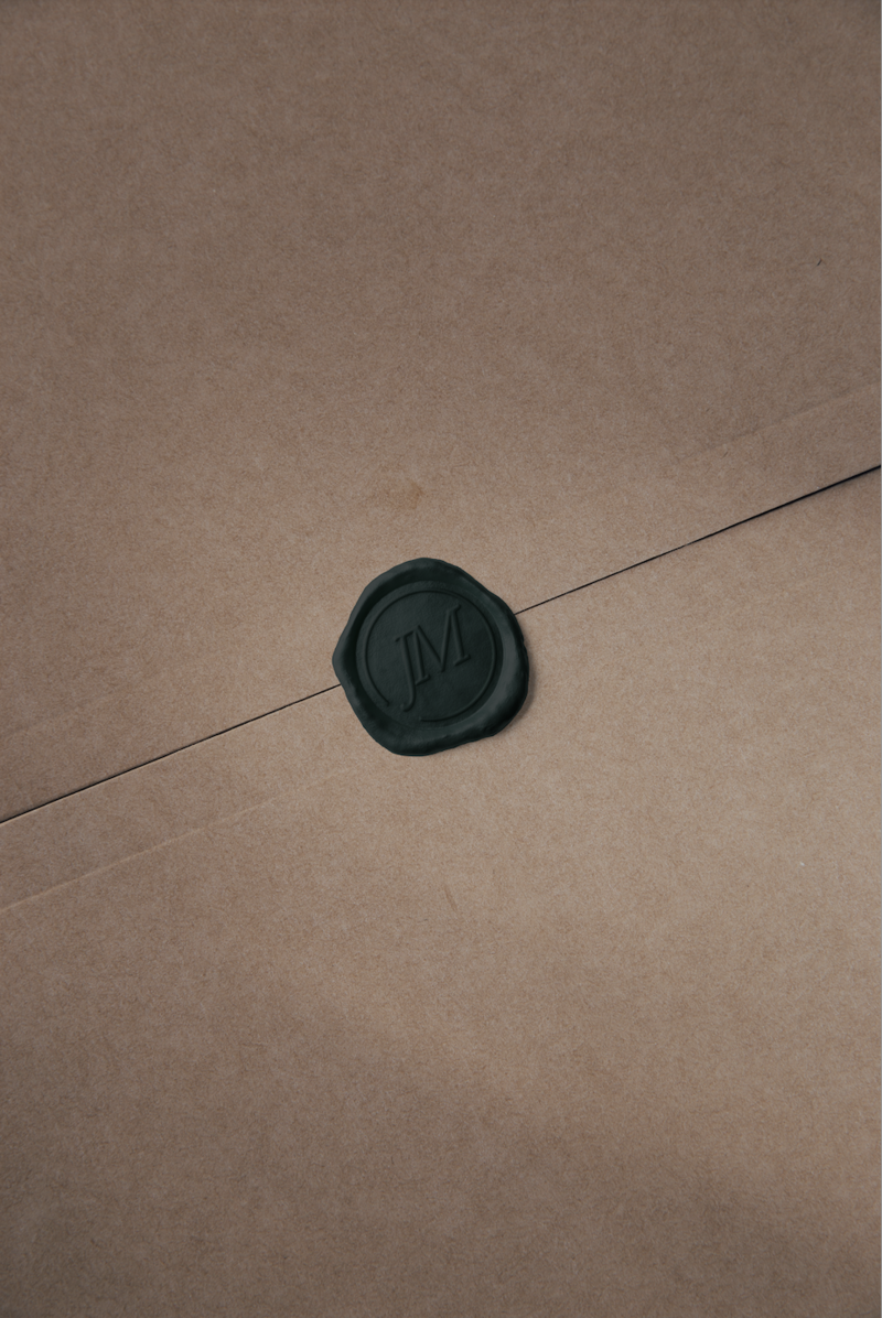 Jesslyn Marie Stationery Mockup with Wax Seal