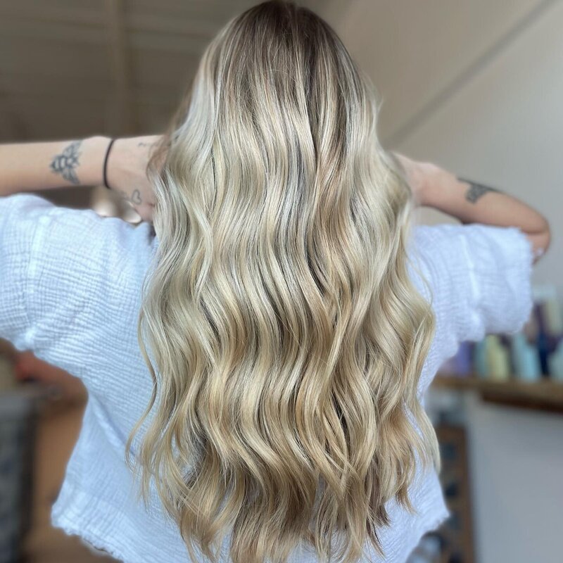 Lived in Low Maintenance Beachy Blonde Sun-kissed  Hair Color by Salt Hair Collective - East Beach Norfolk Hair Salon for Lived in Low Maintenance Color - 21