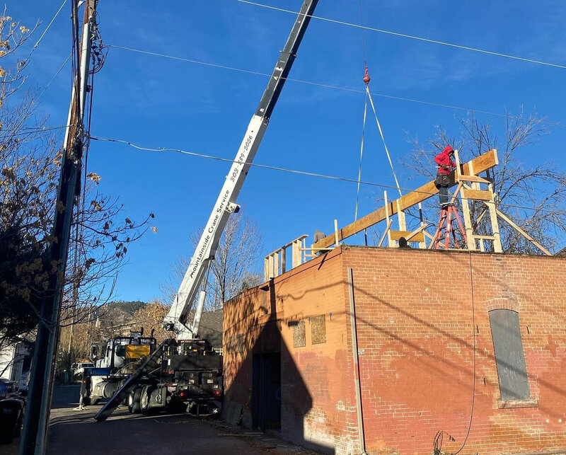 Trusted crane service for commercial projects in Denver and Foothills